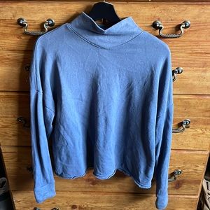 Madewell blue sweatshirt
